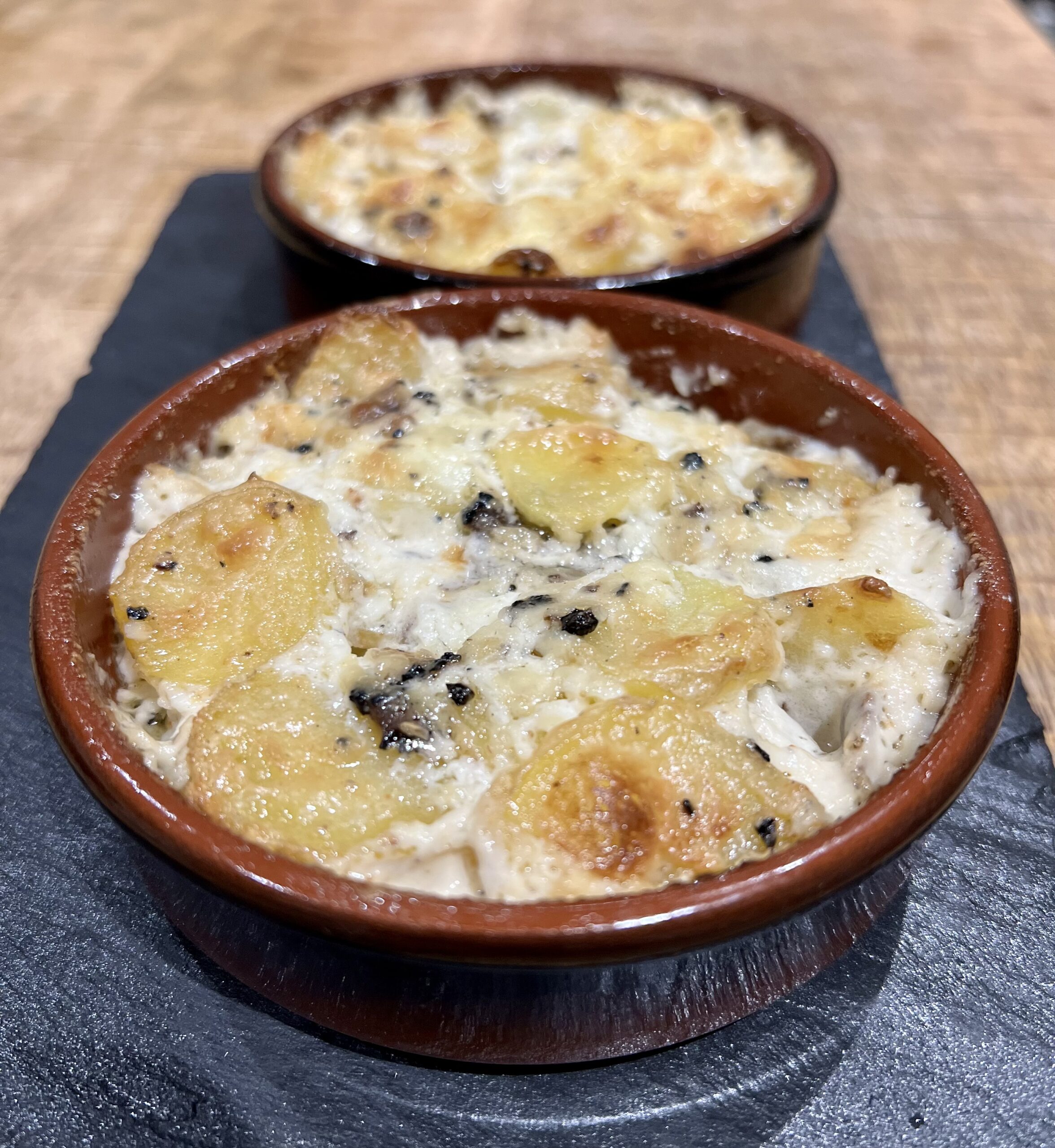 recette simple truffée - gratin Dauphinois à la truffe - Comptoir dAlba